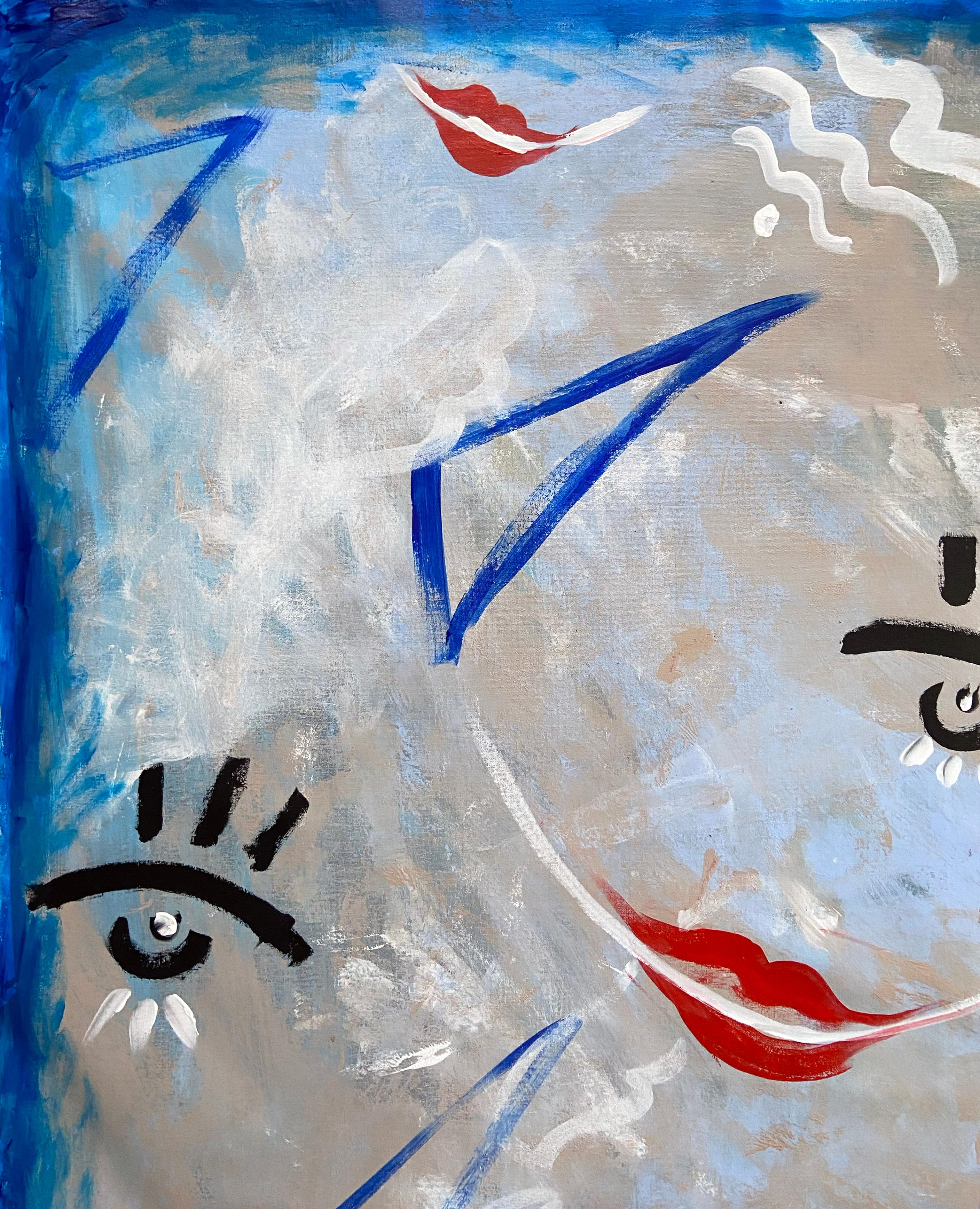 Sieh dich an und lächle – Painting von Katarina Joys