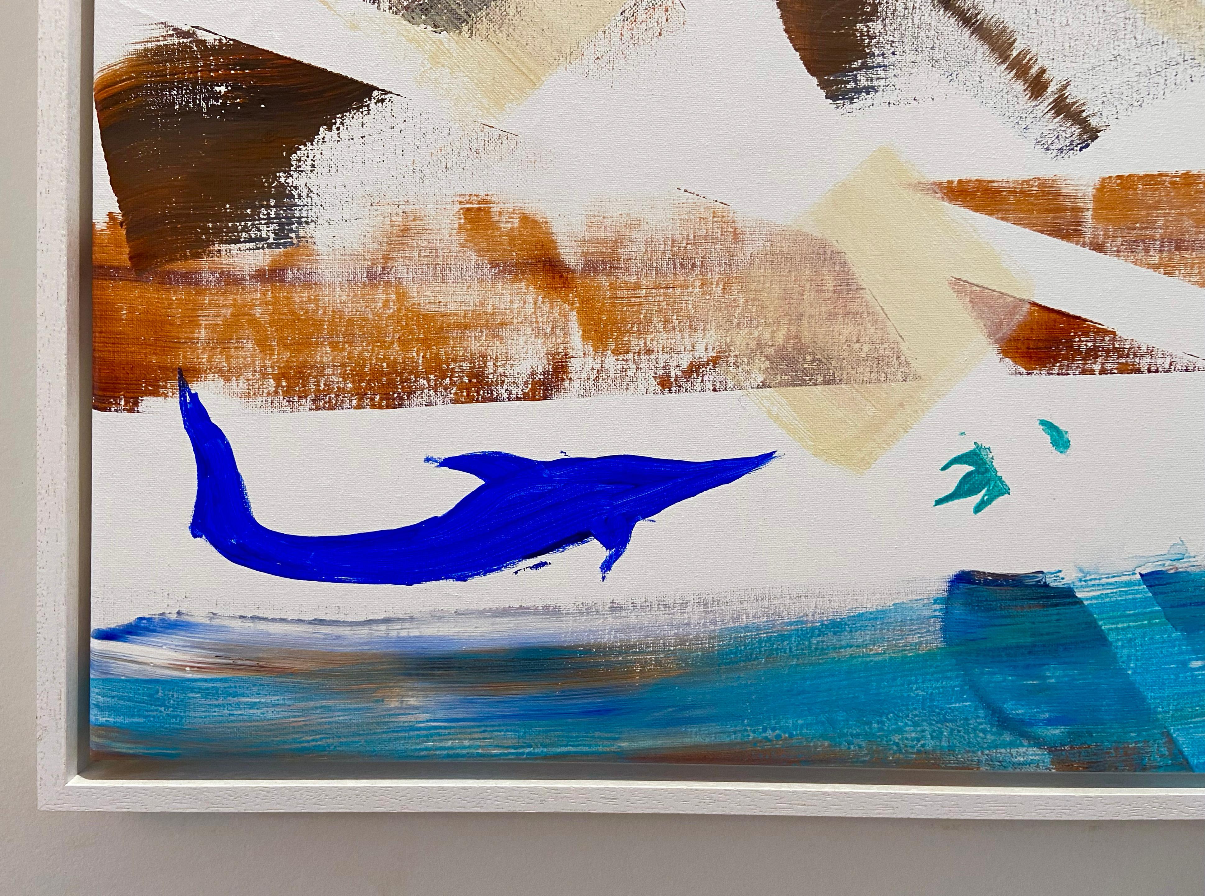 lovers, abstract painting For Sale 5