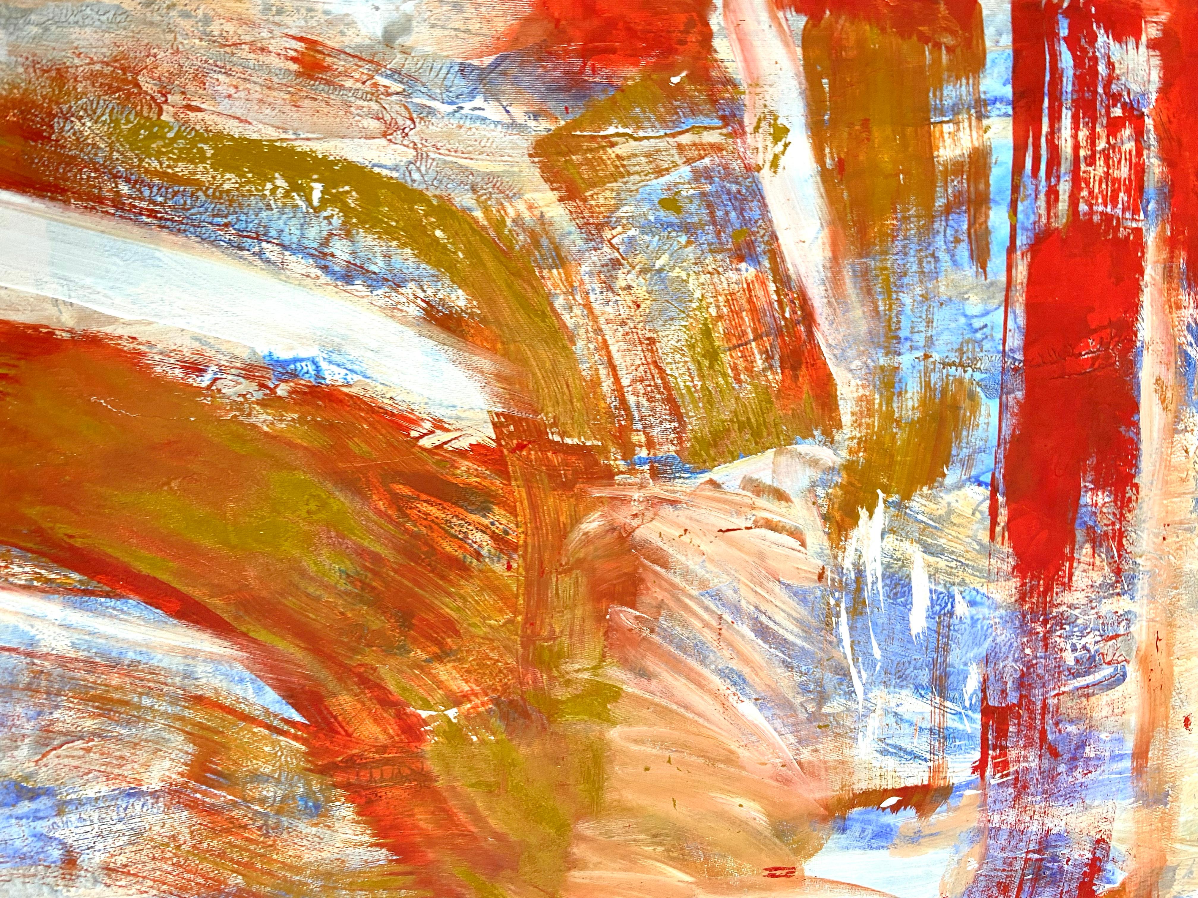 red, abstract, erotic, passion, painting For Sale 2