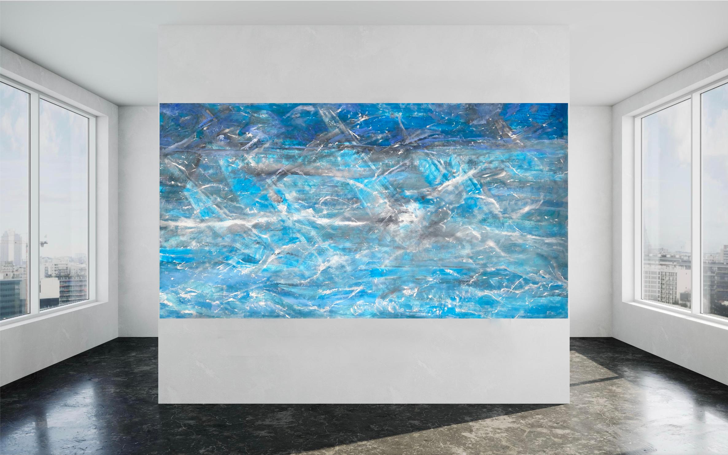 Meer, Himmel, du und ich – Painting von Katarina Joys