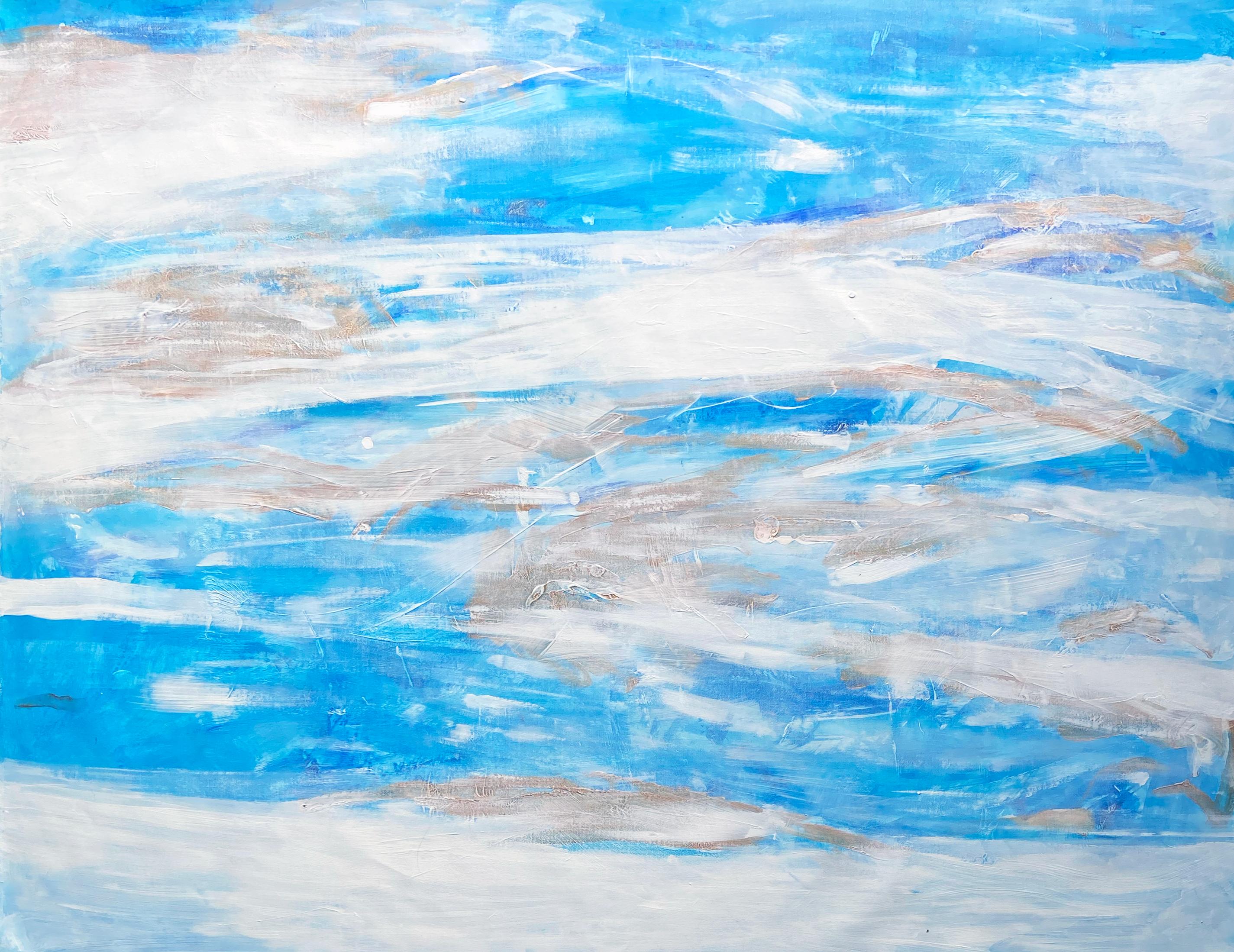 Serenidad - Landscape Painting Oro de Katarina Joys