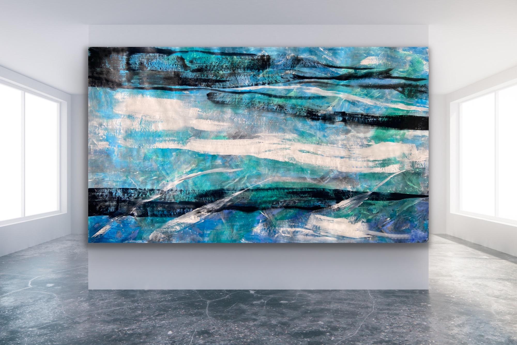 Symphony - Abstract Expressionist Painting by Katarina Joys