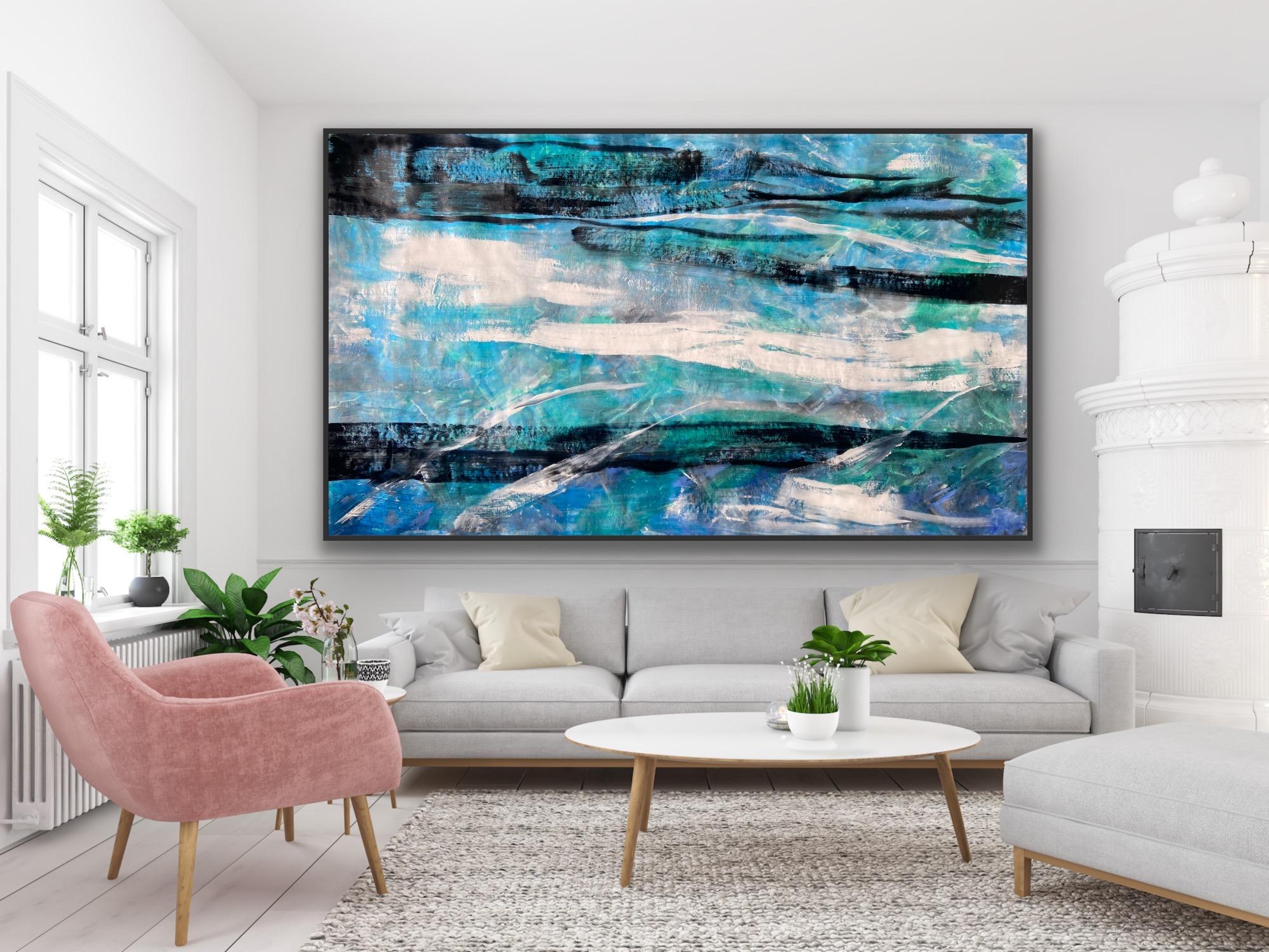 Meer, Himmel, du und ich – Painting von Katarina Joys