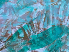 fleurs d
eau, art expressionniste abstrait