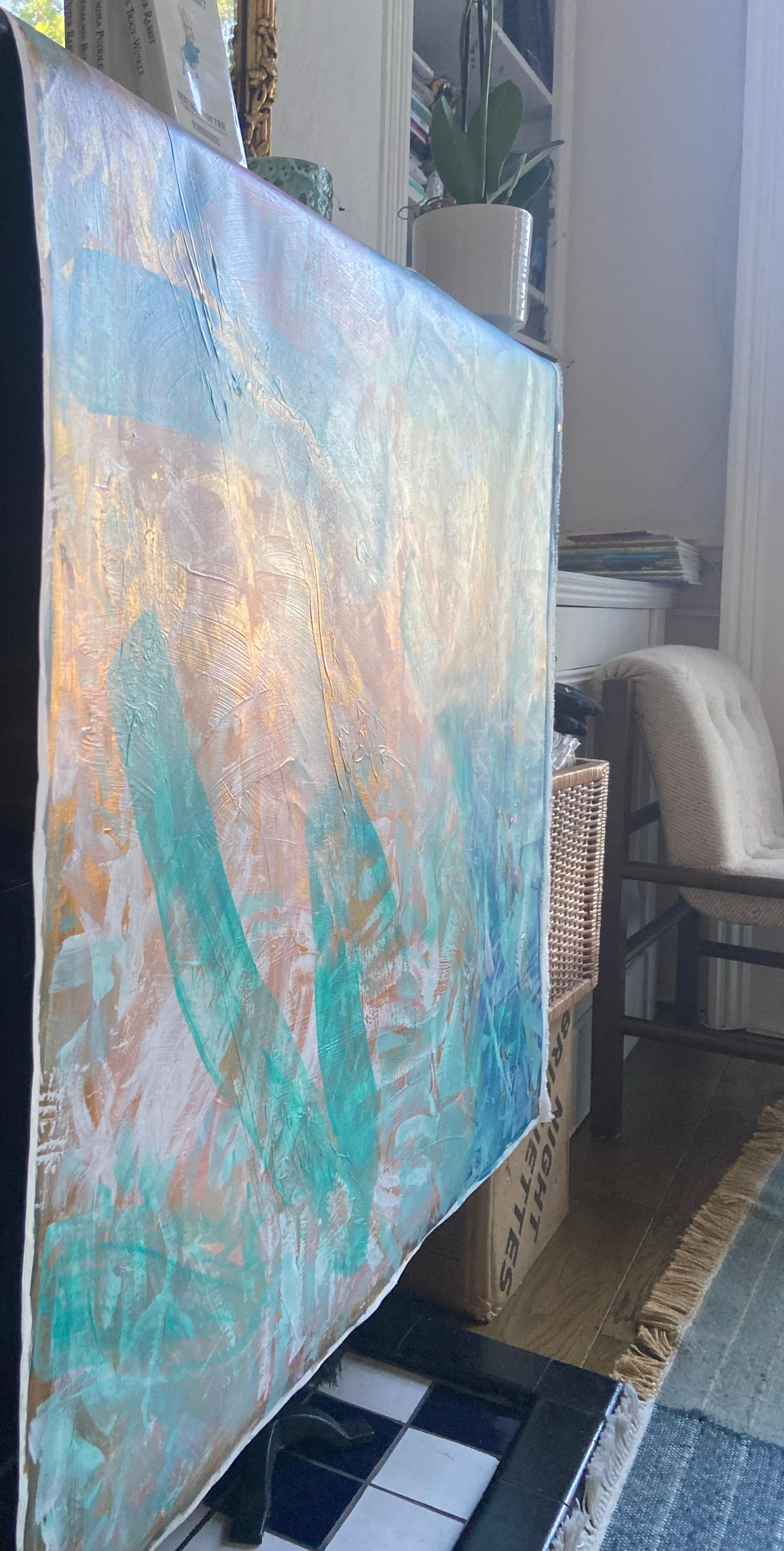 water flowers, abstract expressionism art im Angebot 2