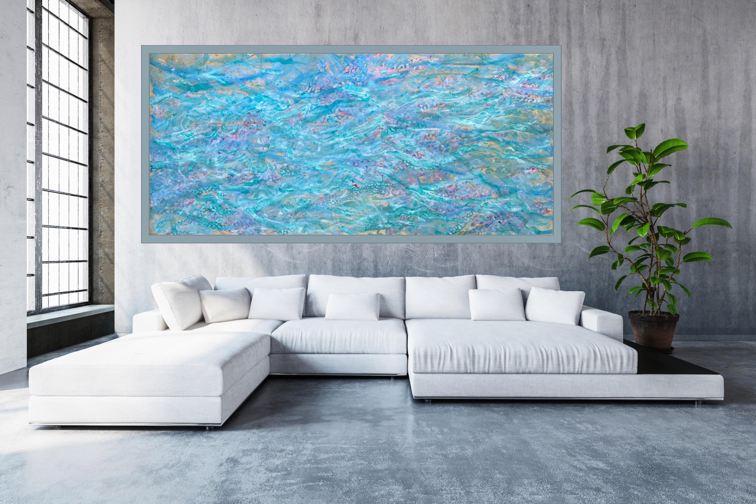 Fleurs d'eau - Painting de Katarina Joys