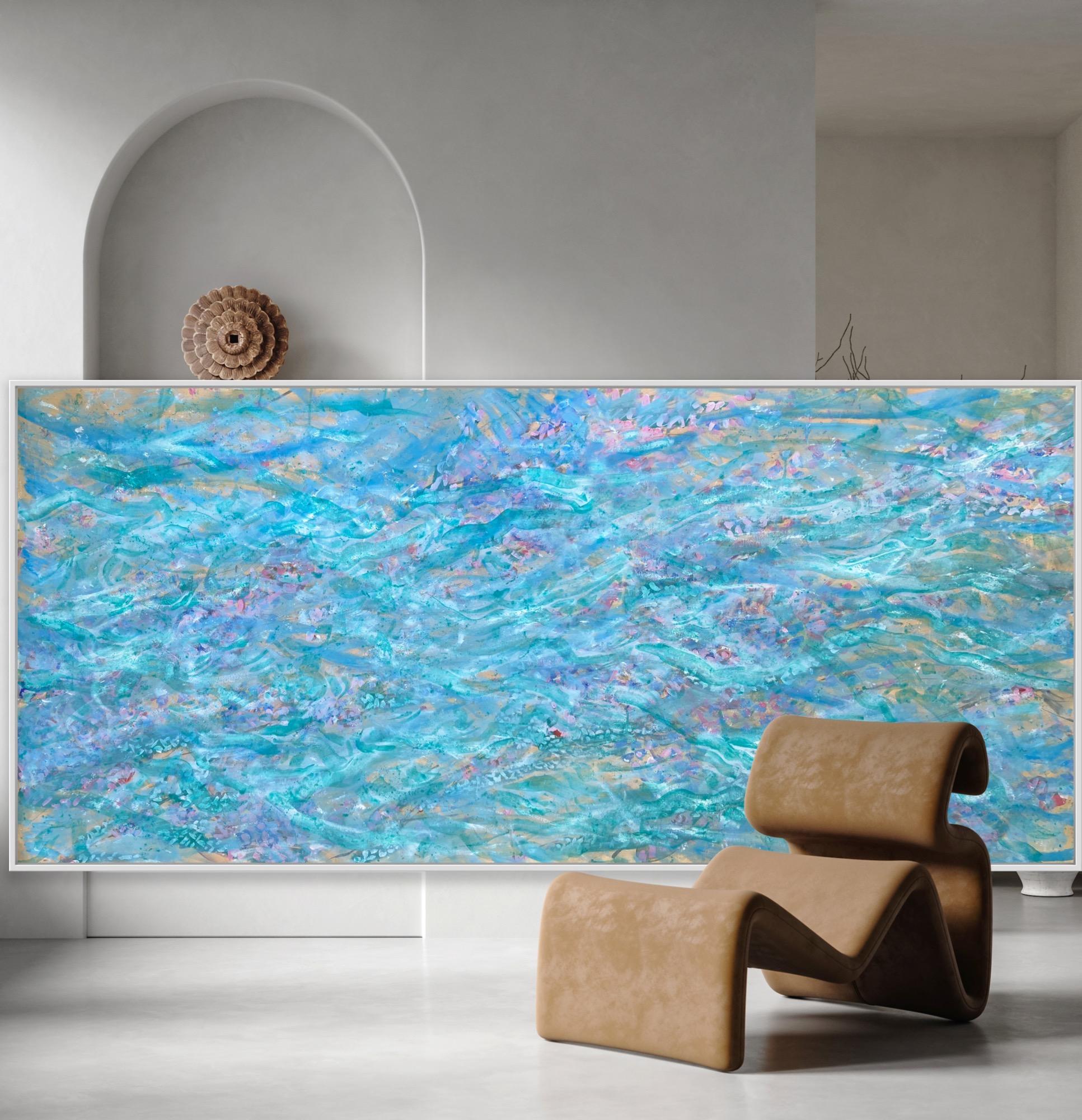 Water flowers - Painting by Katarina Joys
