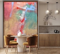 Pittura astratta Rosso