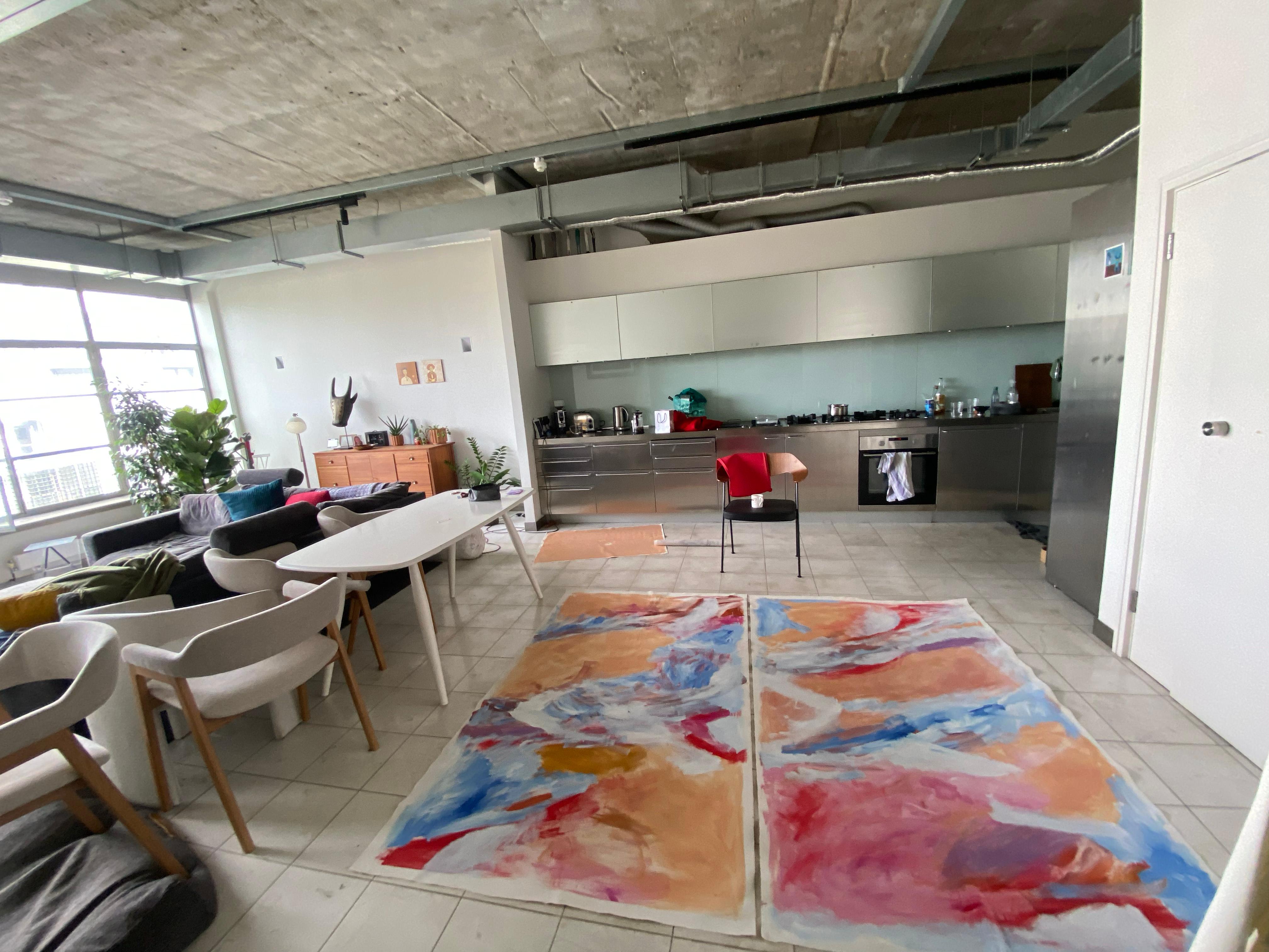 Whirls of fortune, diptych, abstract painting, landscape For Sale 9