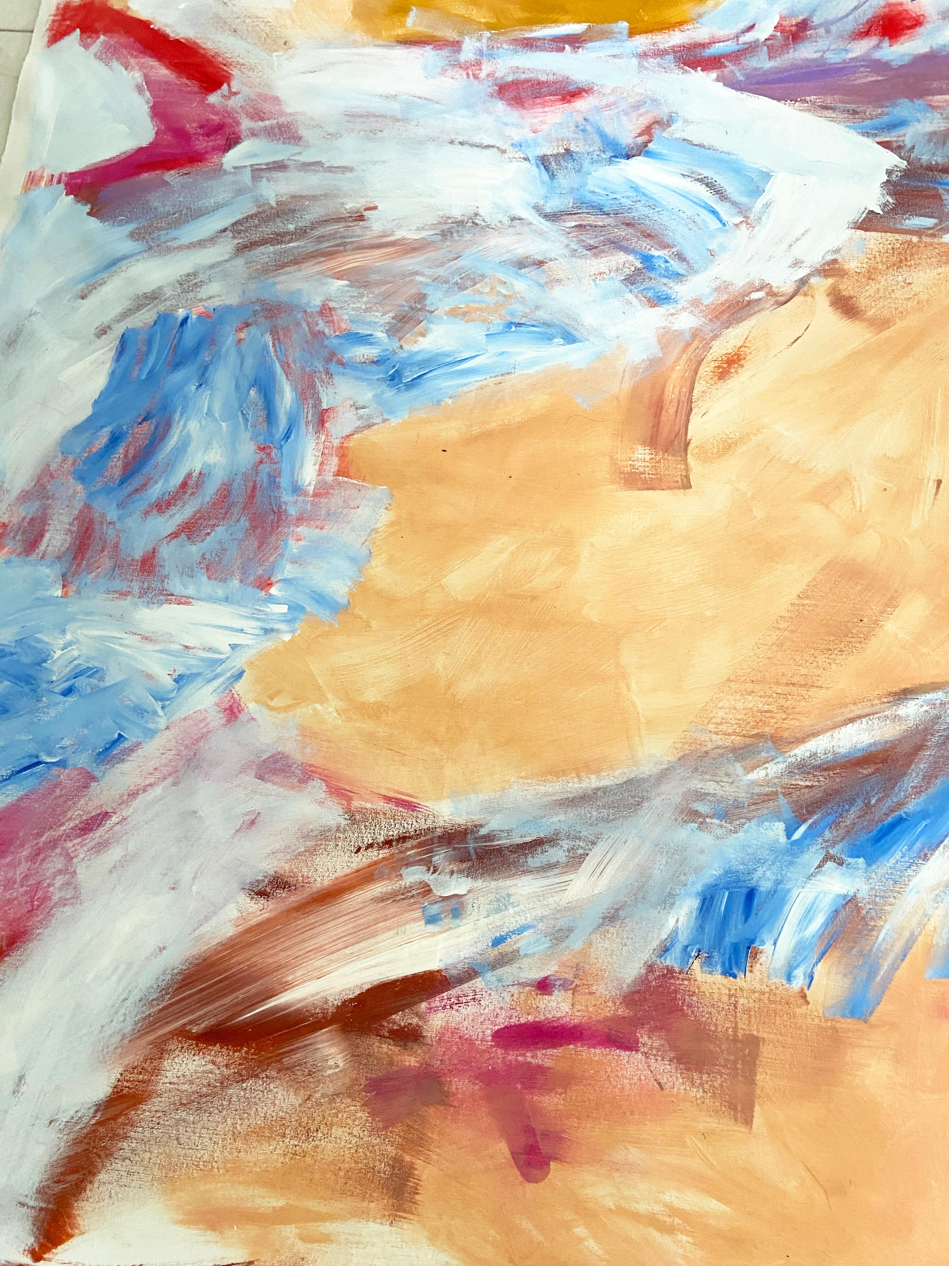 Whirls of fortune, diptych, abstract painting, landscape For Sale 3