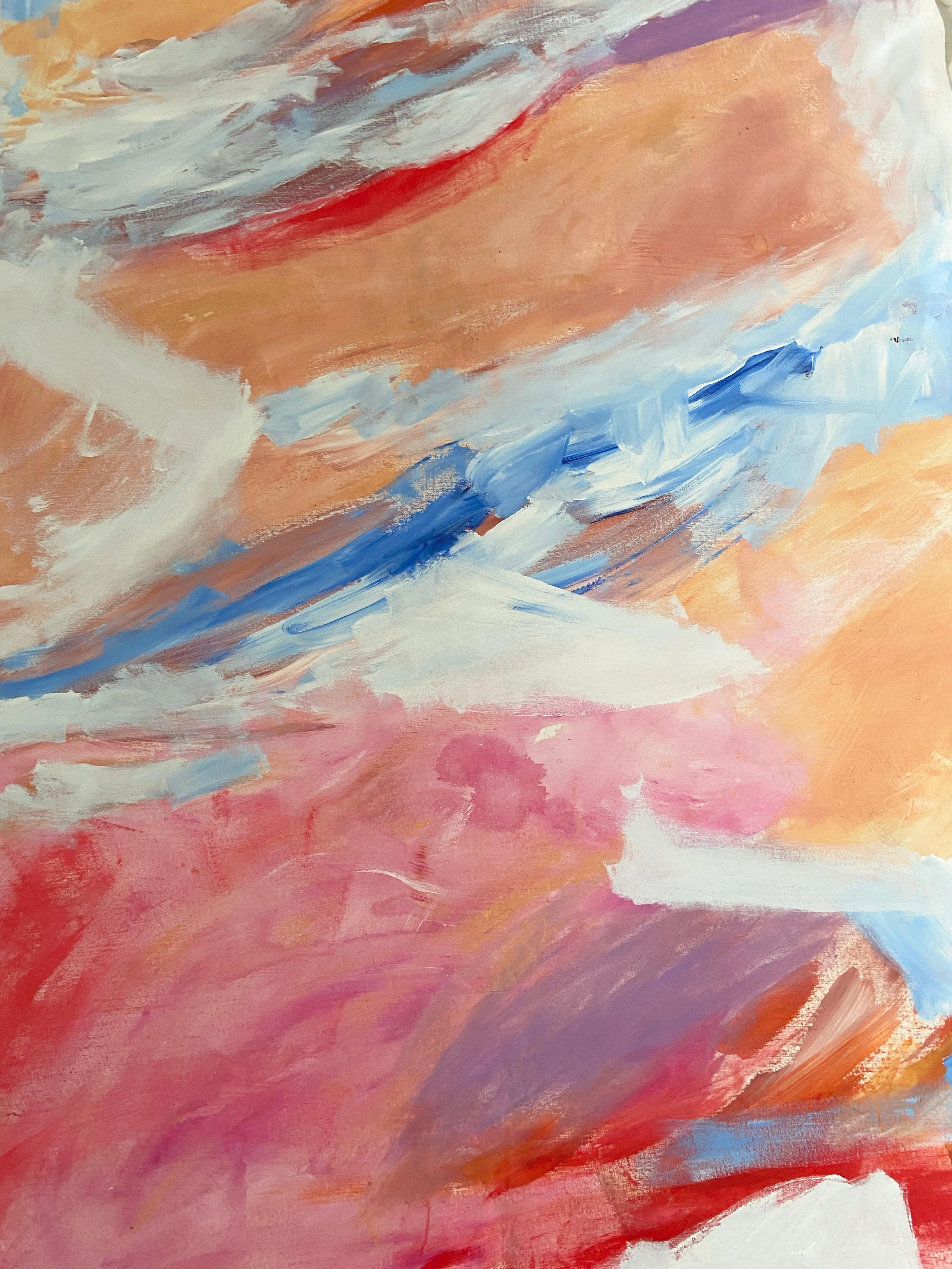 Whirls of fortune, diptych, abstract painting, landscape For Sale 4