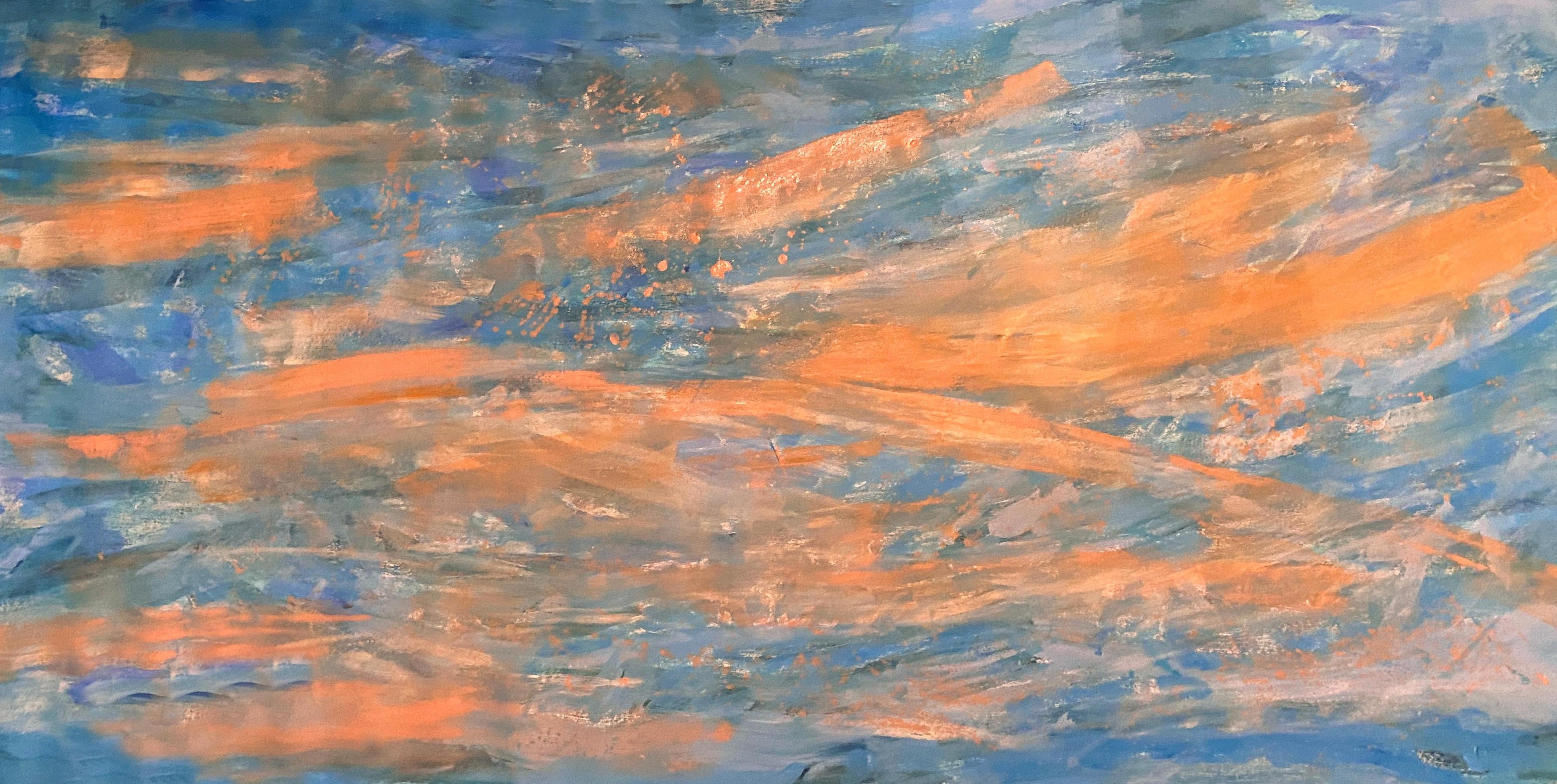 Abstract Painting Katarina Joys - Sunrise sea landscape