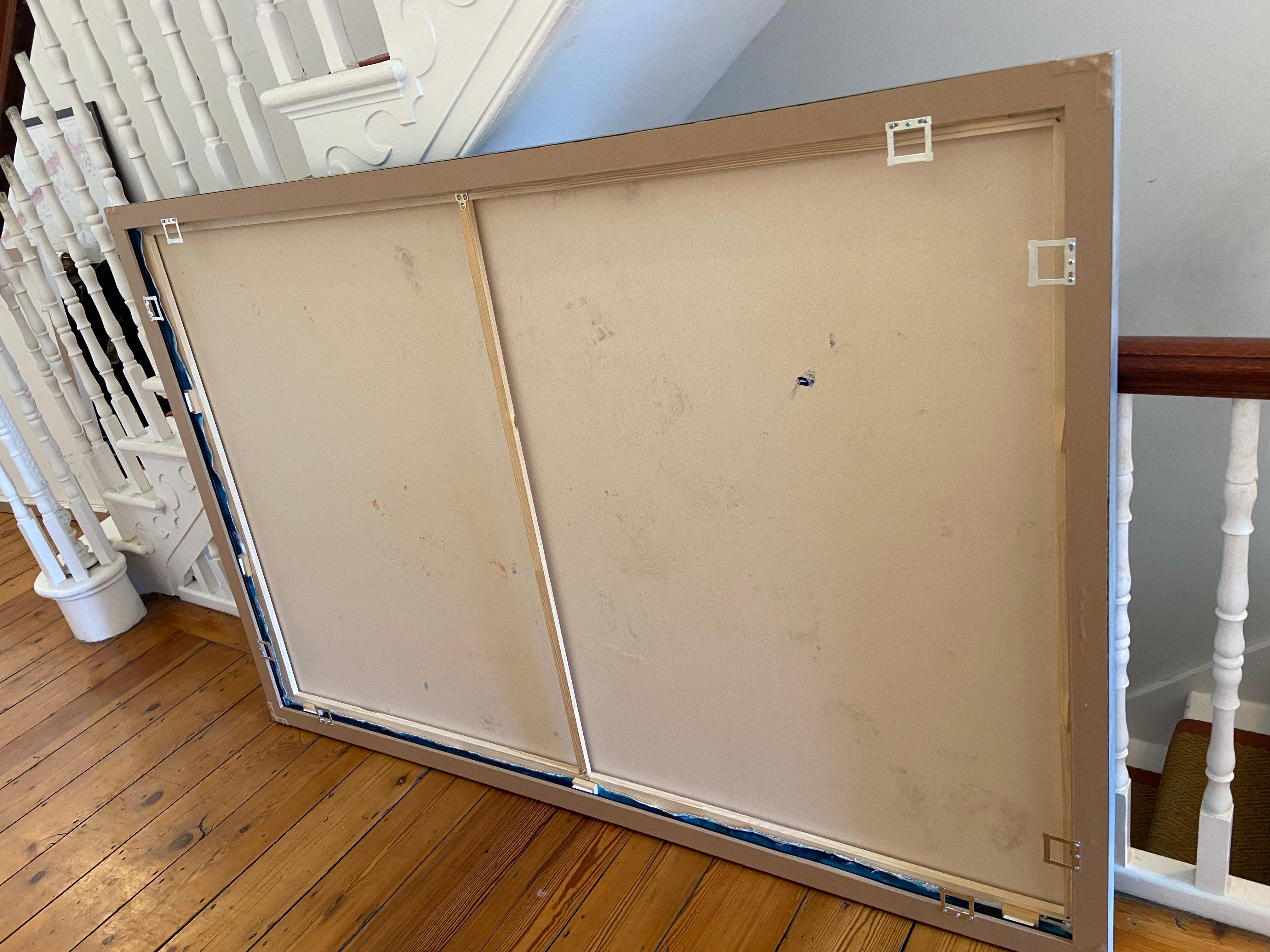 Ocean Breath, abstract extra-large painting on canvas For Sale 8