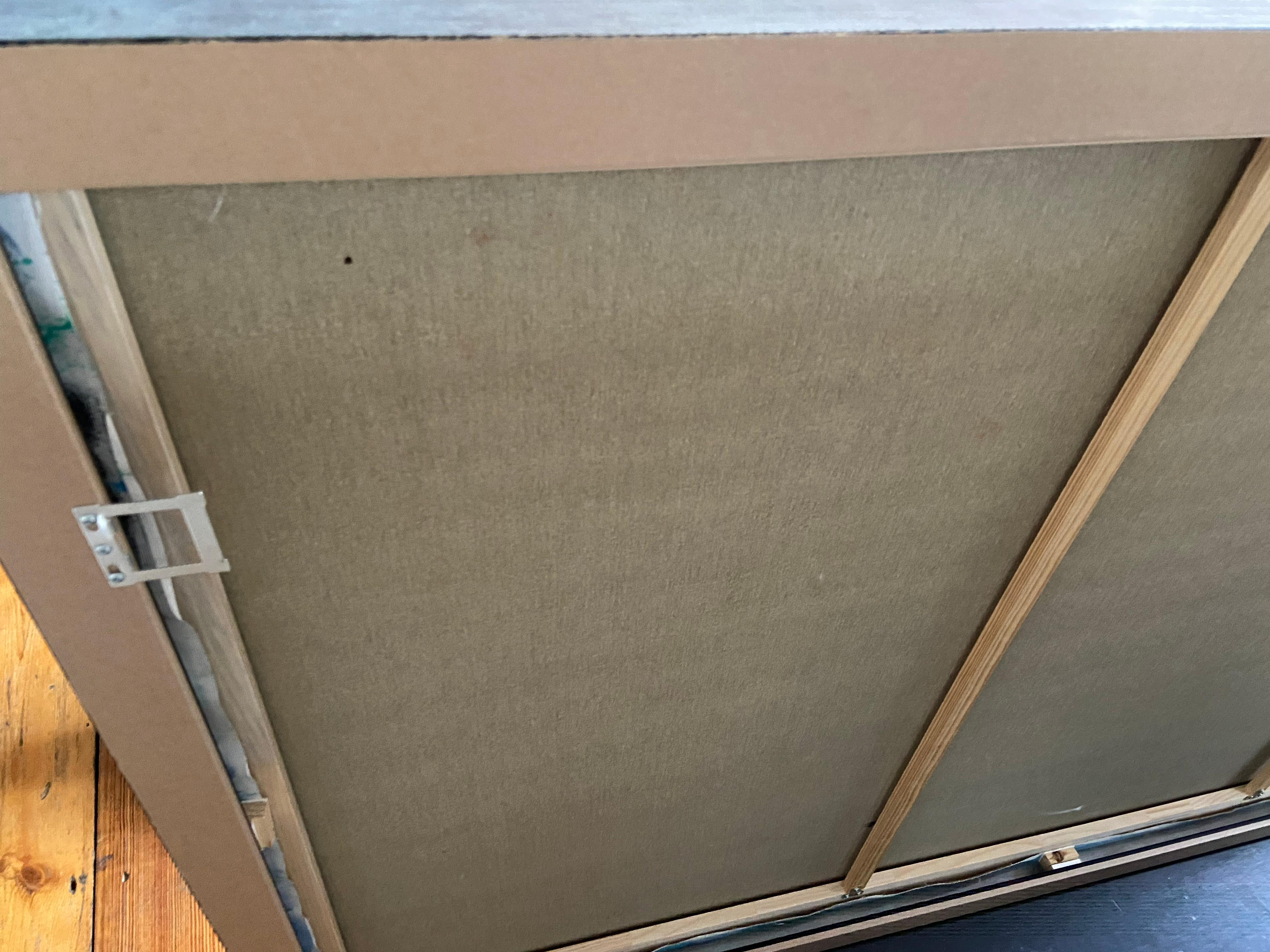 Yin and Yang, abstract painting, black and white, abstract expessionism For Sale 5