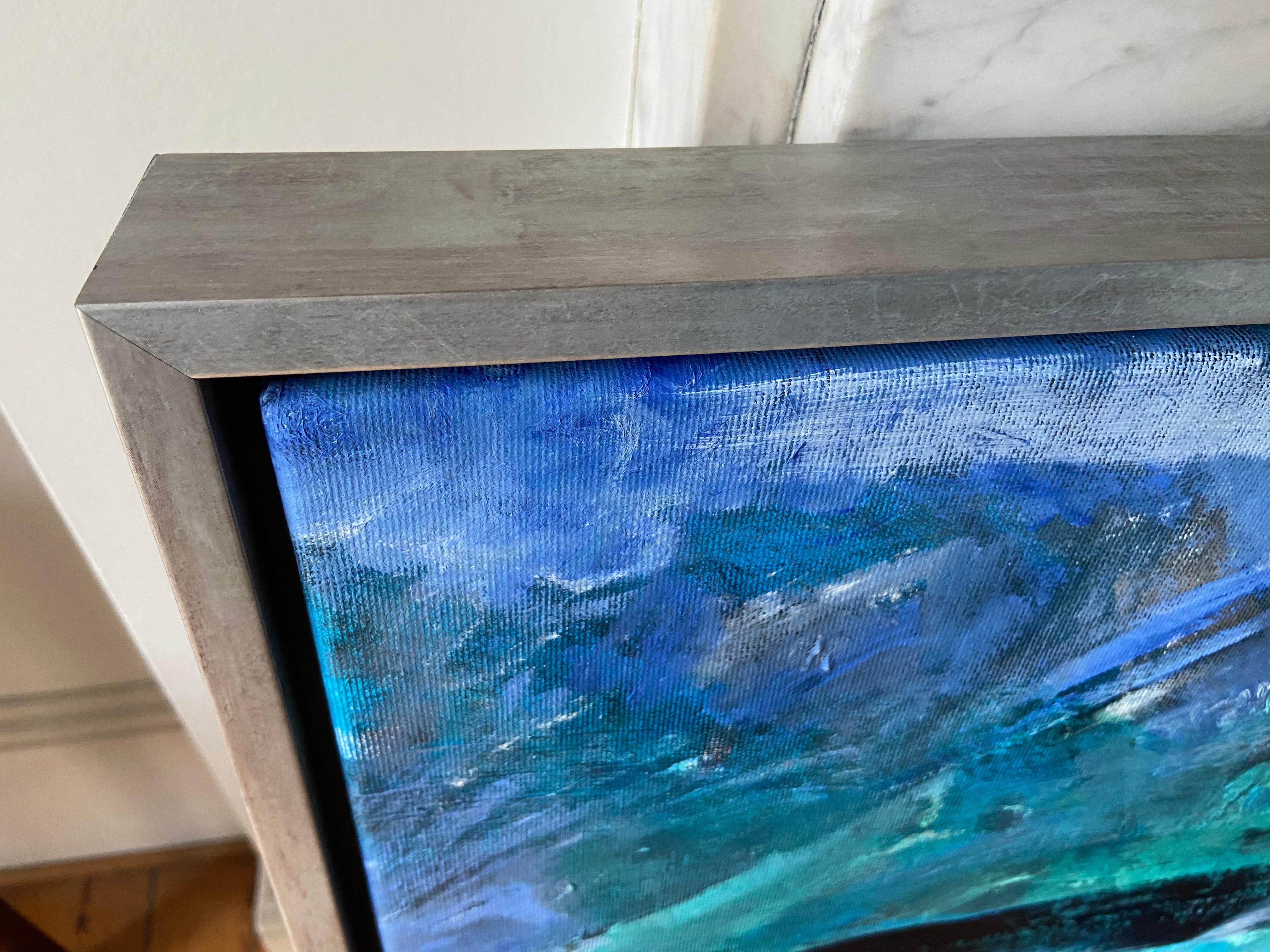 Yin and Yang, abstract painting, black and white, abstract expessionism For Sale 4