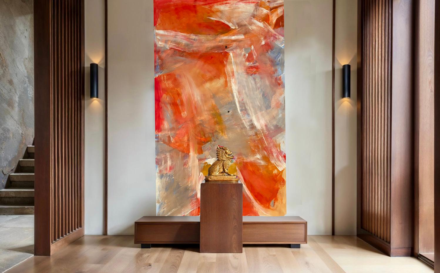 Landscape Painting de Katarina Joys - Red secret