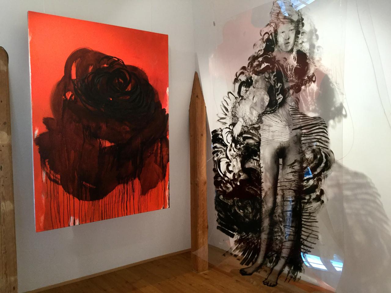 Principessa Guerriera - Installazione spaziale Pittura Oggetto - Mixed Media Art Contemporaneo di Katarzyna Swinarska
