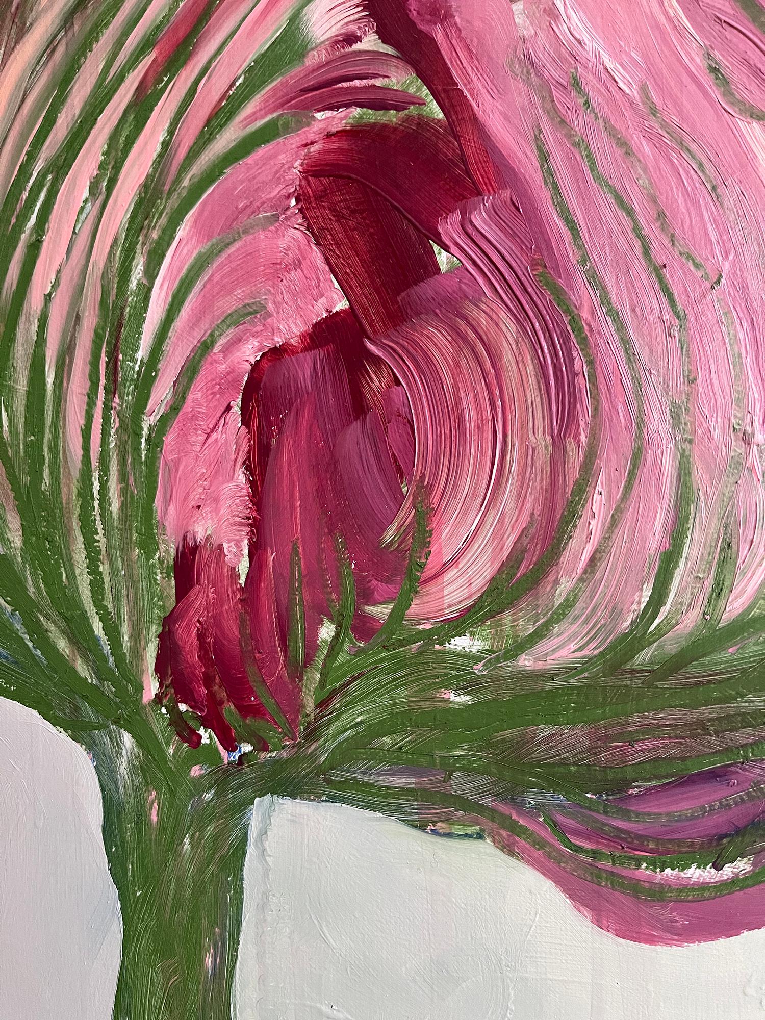 abstract tulip painting