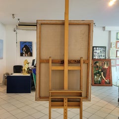 Standing one. Contemporary Figurative Oil Painting, Subtle Female, Polish artist