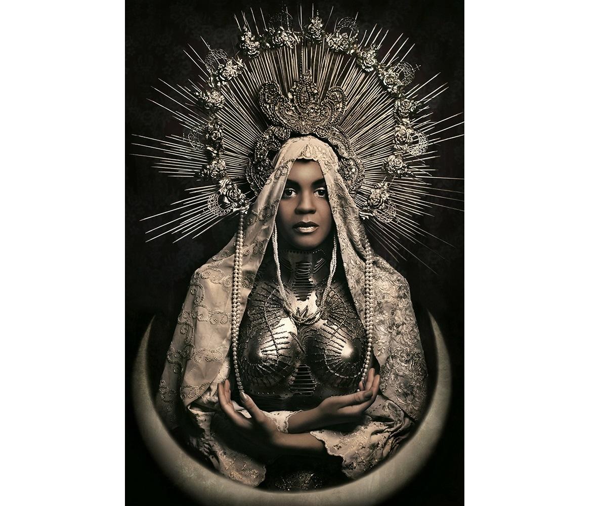 Katarzyna Widmanska Portrait Photograph - Black Madonna - Contemporary Photography, Portrait