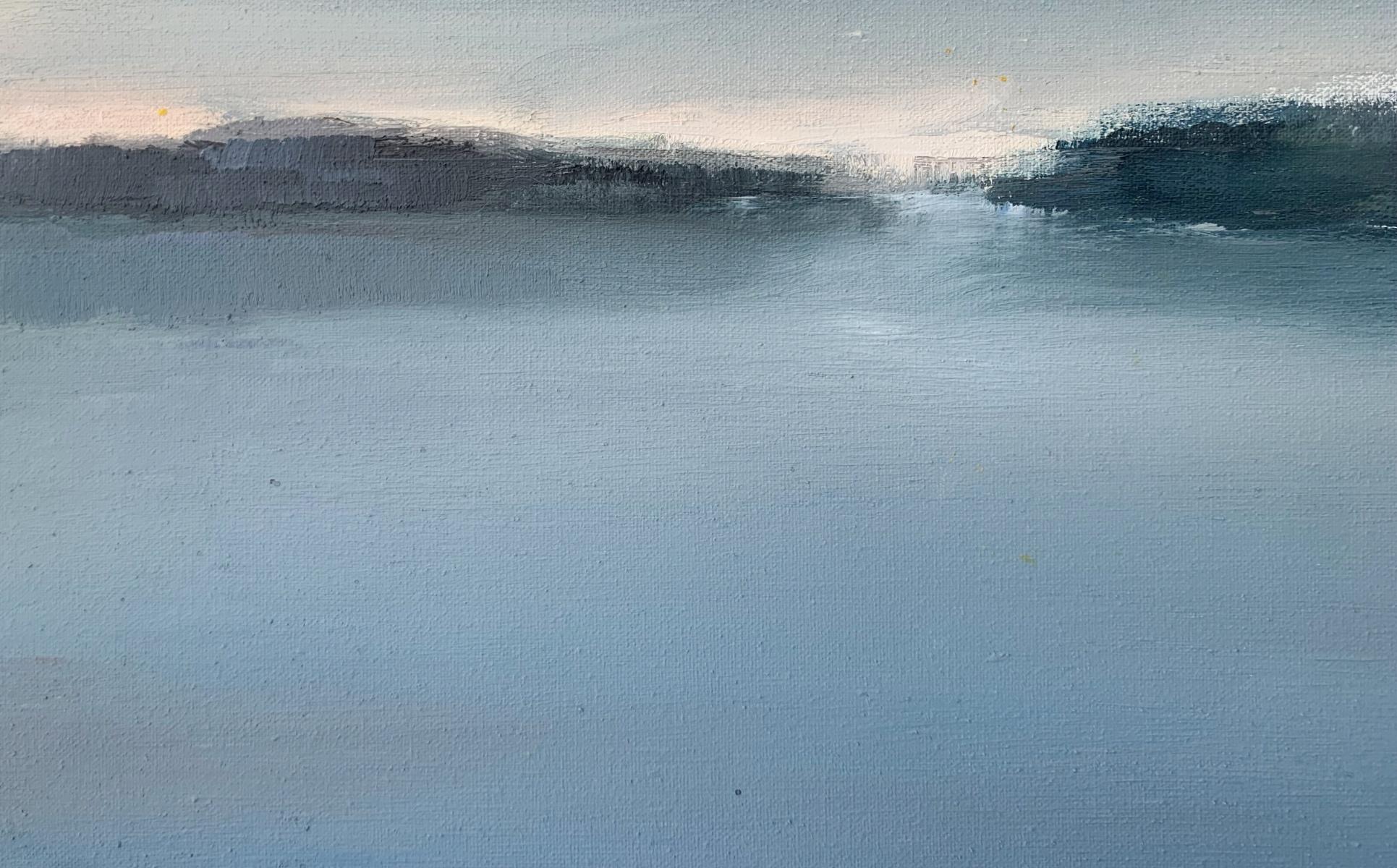 Great Blue. Contemporary Landscape Painting, Texture, Polish art For Sale 1