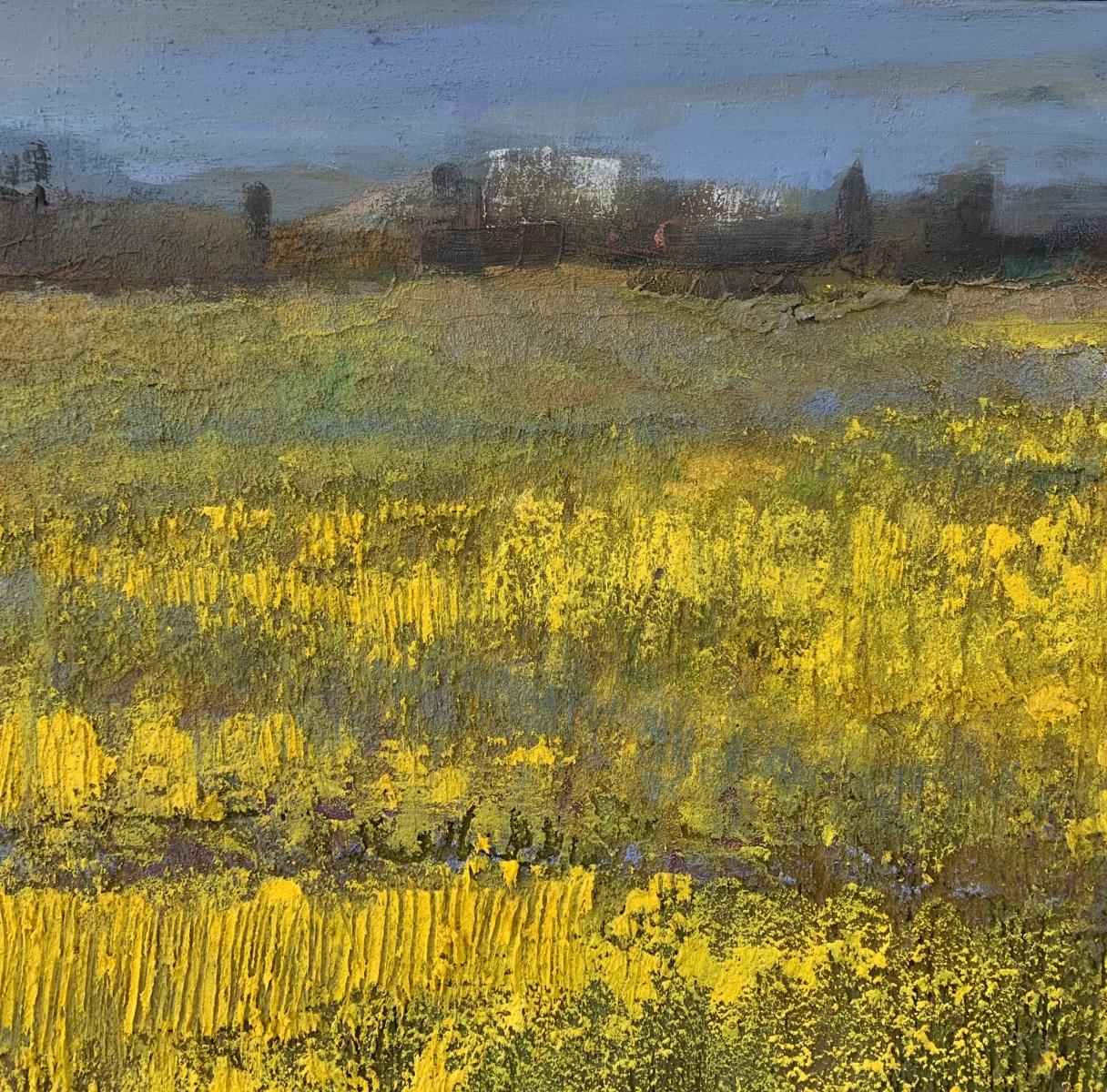 Zeitgenössisches figuratives Blumenstillleben in Öl auf Leinwand von der polnischen Künstlerin Katarzyna Zwolinska.  Die Malerei ist strukturiert.

Katarzyna Zwolinska ist eine polnische Malerin, die 1997 ihren Abschluss an der Schule für Schöne