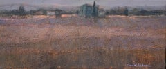 Tuscany. Contemporary Landscape Painting, Texture, Polish art