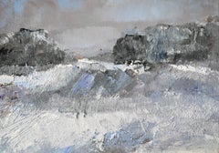 Winter Landscape - XXI Century, Contemporary Figurative Oil Painting