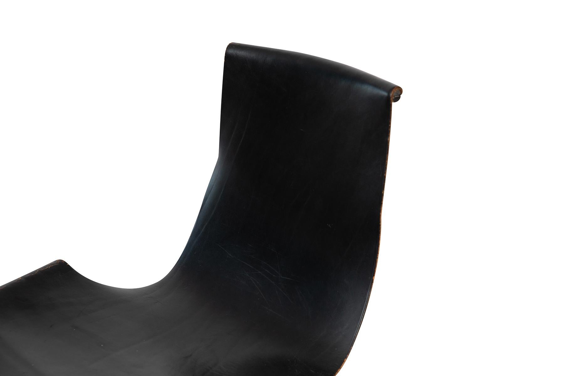 Mid-Century Modern Katavalos Kelley & Littell for Laverne Leather T Chair