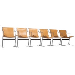 Katavolos Kelley and Littell T armchairs ICF Italy 1952