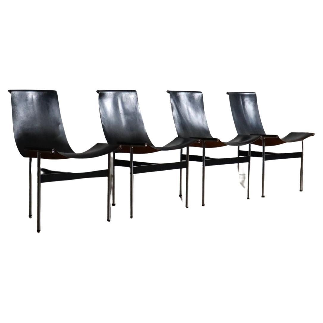 Katavolos, Kelley And Littell T-Chairs For ICF De Padova, Italy 1952 Set Of 4