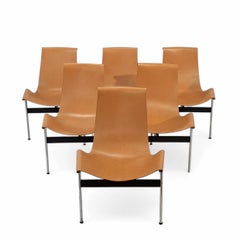 Katavolos, Kelley and Littell T-Chairs ICF de Padova set of 6 chairs
