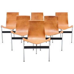 Katavolos Littell Kelly T-Chairs Set for ICF De Padova, 1964