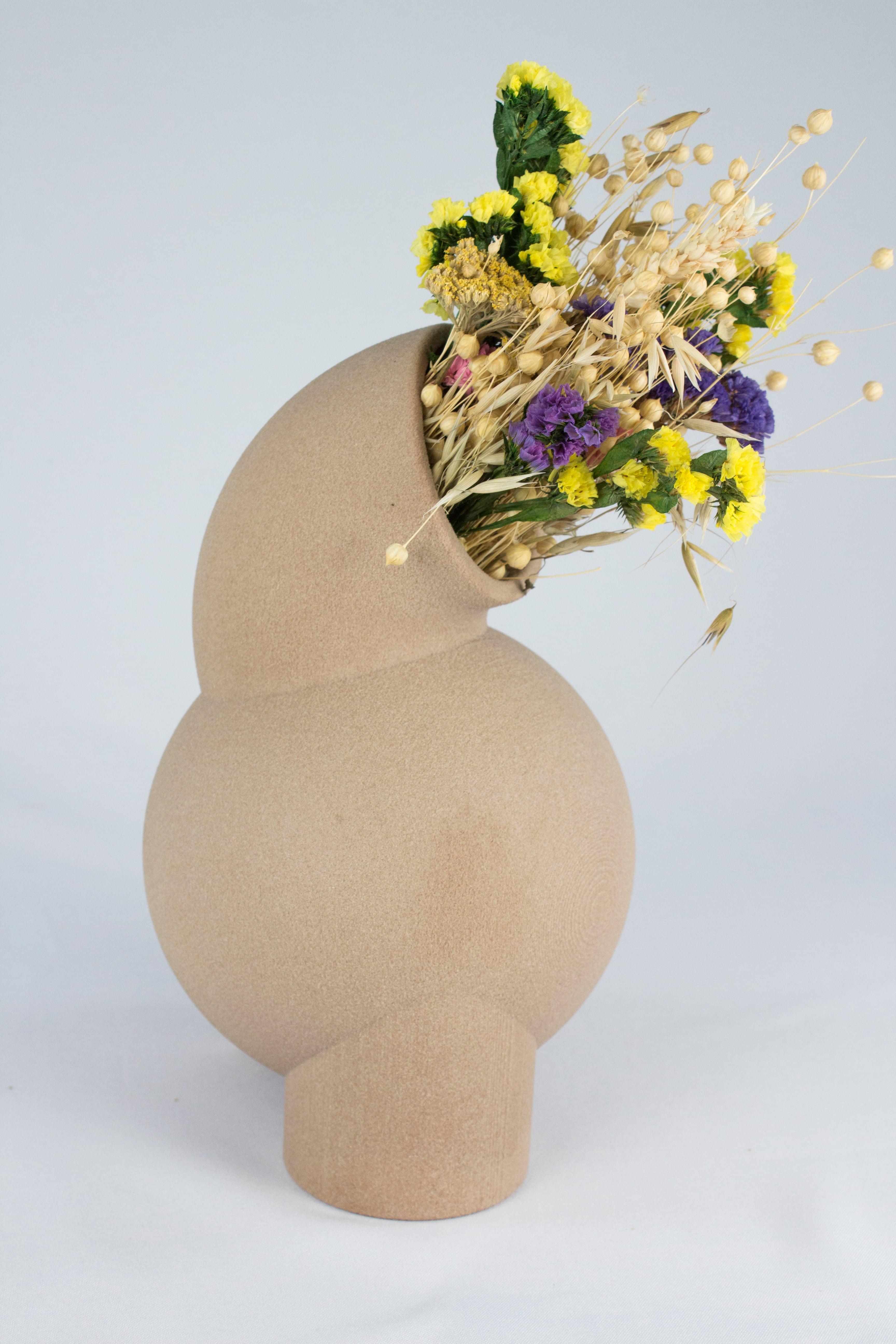 Il vaso Katchka II di Studio Bovti invita gli spettatori a cimentarsi in un'esplorazione personale della forma e del significato. Progettato per evocare un senso di giocosa ambiguità, il vaso suscita diverse interpretazioni: alcuni possono vedere la