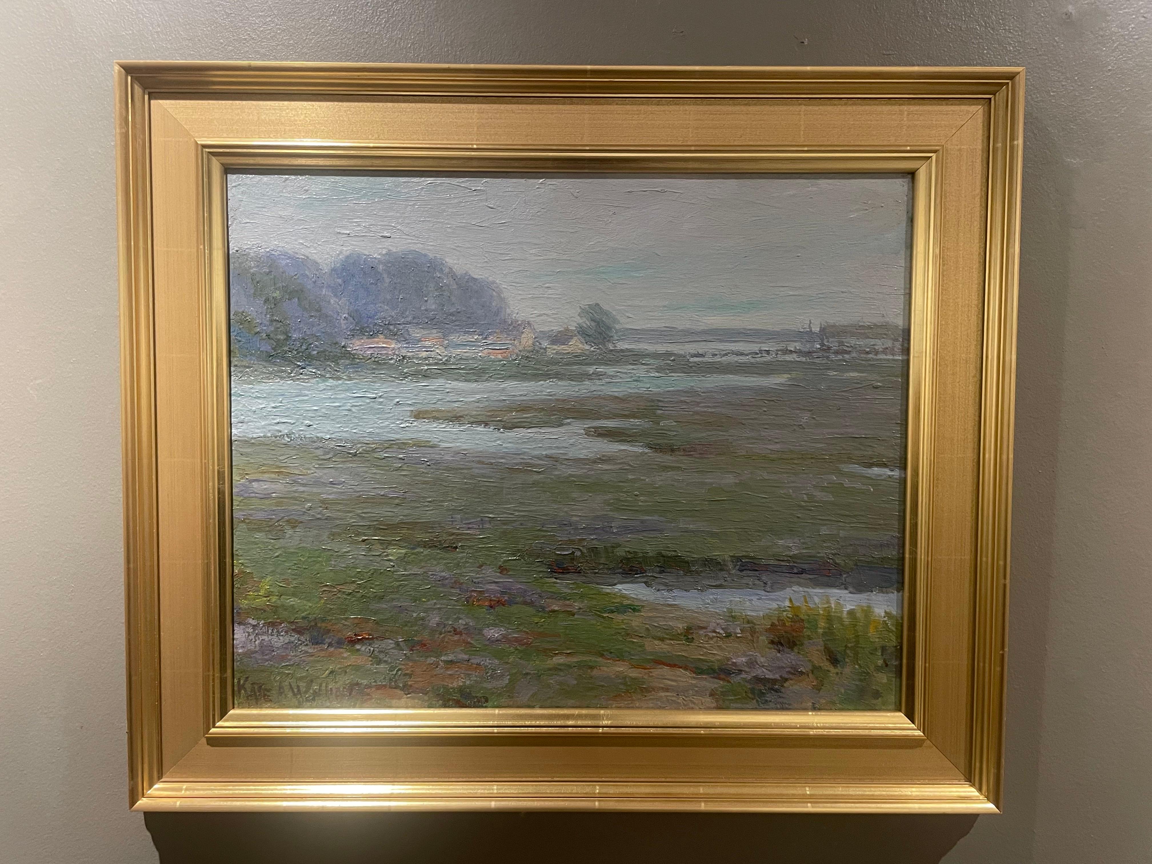 Saltmarshes, Cape Cod-Landschaft, Cape Cod-Landschaft, New Yorker weibliche Künstlerin, frühes 20. Jahrhundert im Angebot 4