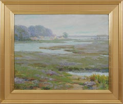 Salt Marshes, Cape Cod Landscape, Early 20th Century New York Female Artist