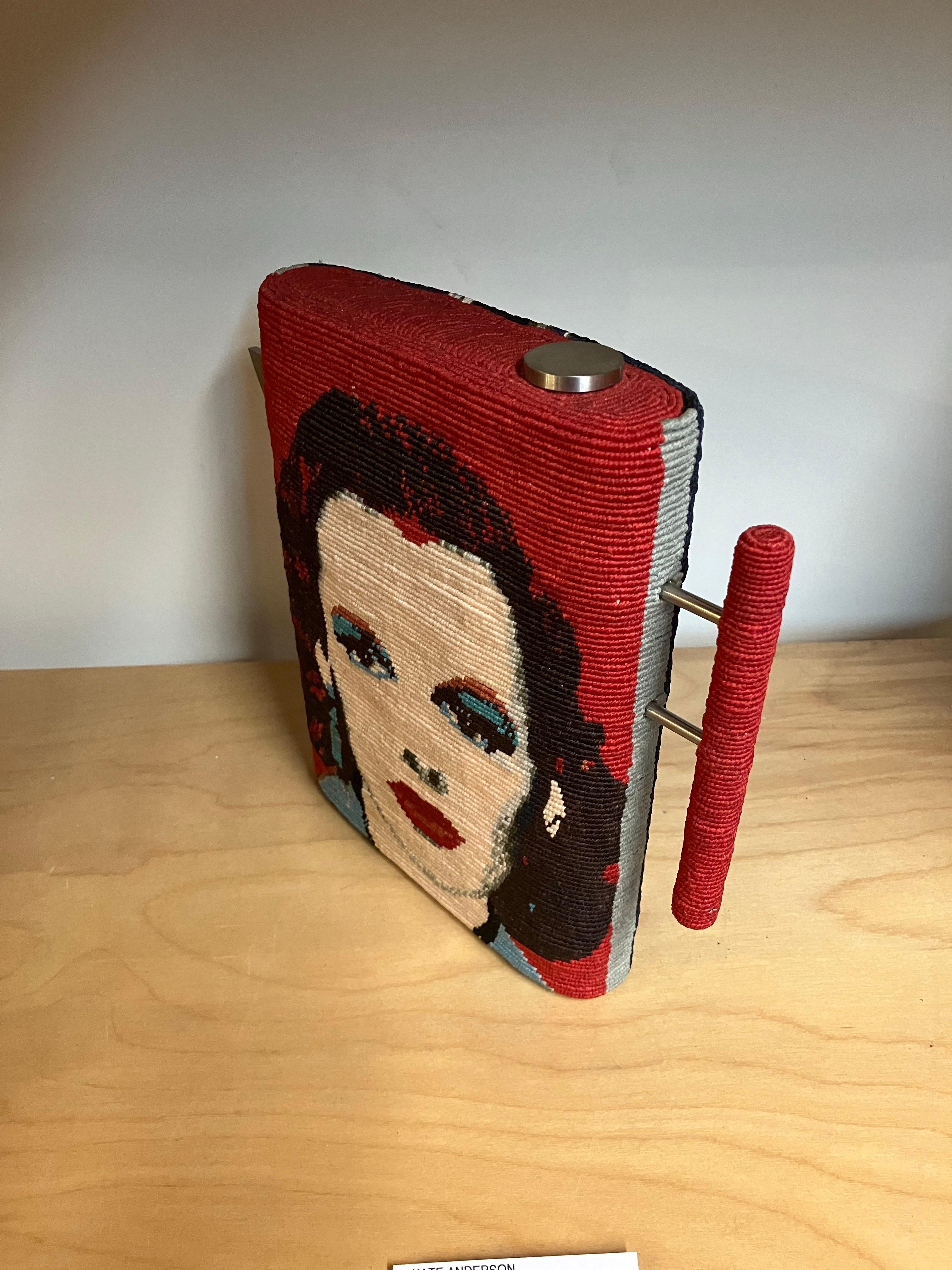 Liza/Judy, Kate Anderson, 2019, geknotetes gewachstes Leinen, Edelstahl, Warhol im Angebot 6