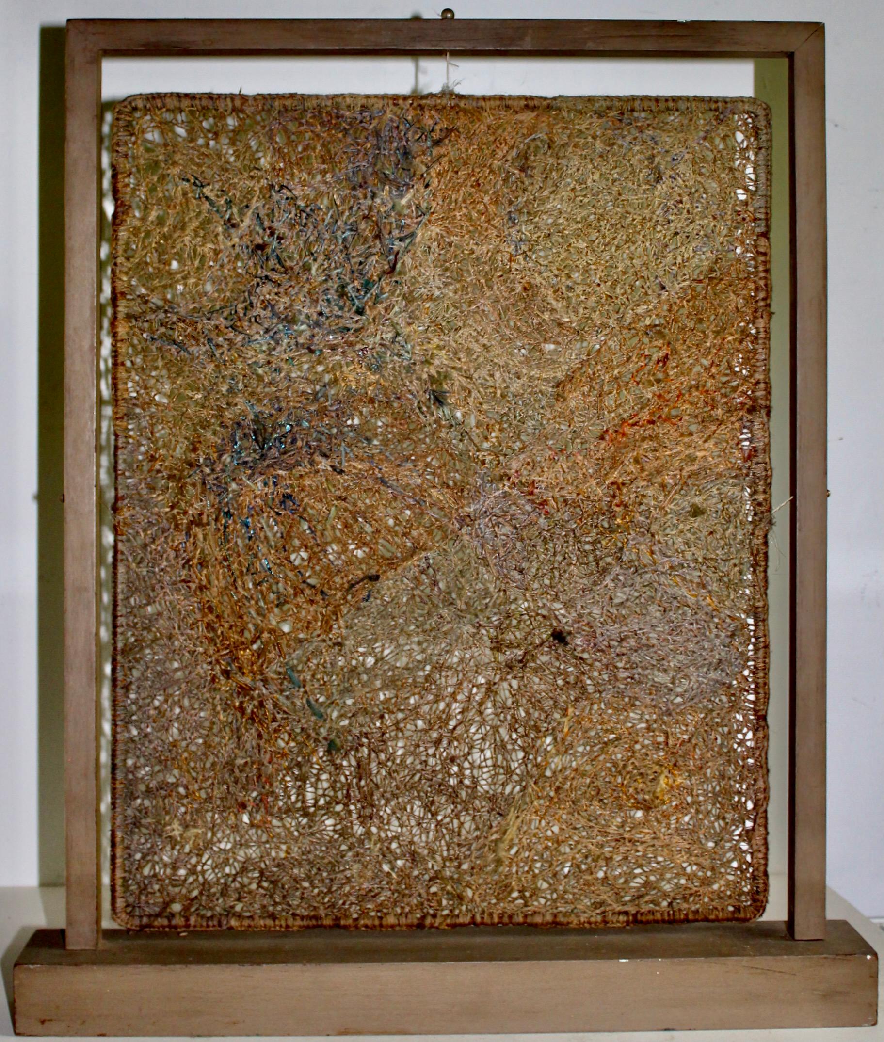 Expressionist Kate Auerbach 'Spider Web' Weaving For Sale