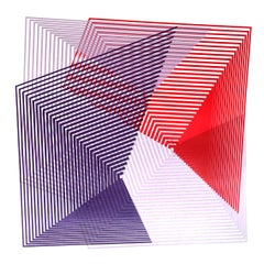 Close Connection # 1 by Kate Banazi - abstract geometric print 