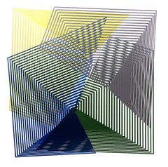 Close Connection # 6 by Kate Banazi - abstract geometric print 