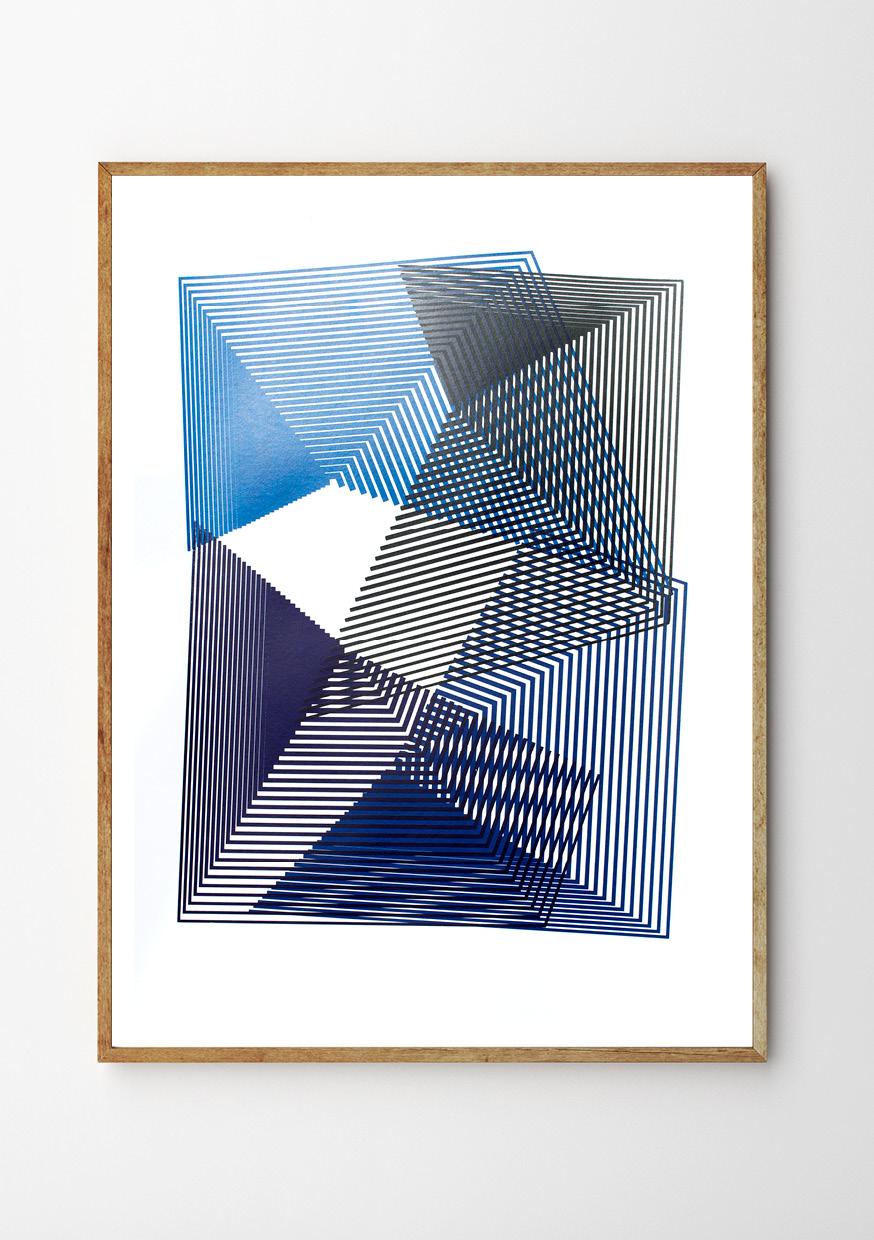 A multiple layered abstract limited edition screenprint by British Artist  Kate Banazi.  

Limited edition of only 5. Printed using hand mixed colour making this a valued investment and collectible piece. This is a hand printed artwork and not