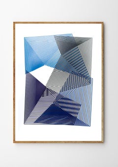 Cryptic Colouration # 1 by Kate Banazi - abstract geometric print 