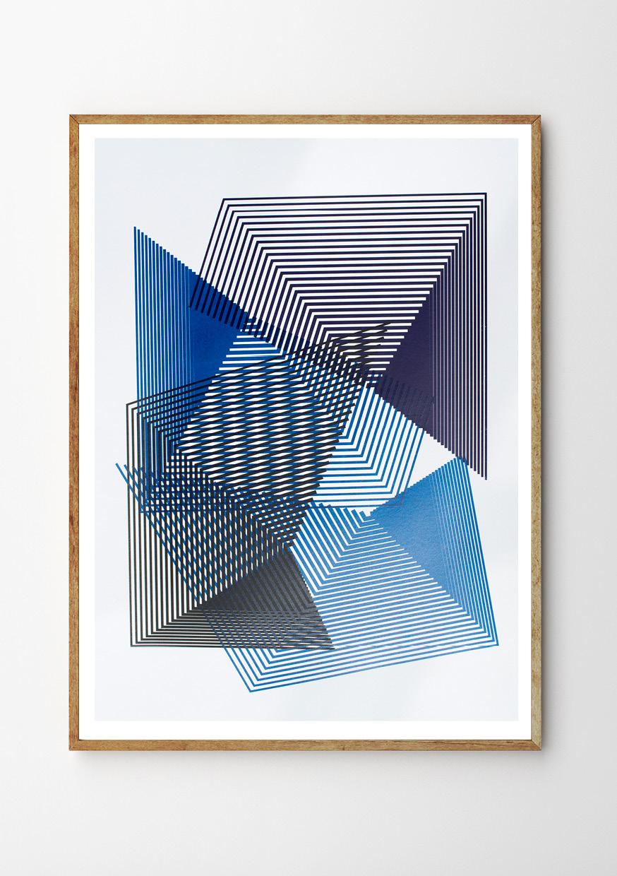 A multiple layered abstract limited edition screenprint by British contemporary artist Kate Banazi.  

Limited edition of only 5. Printed using hand mixed colour making this a valued investment and collectible piece. This is a hand printed artwork