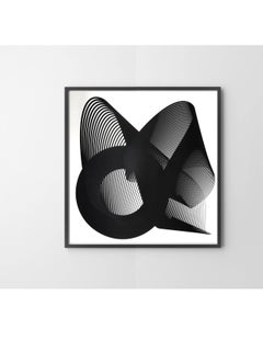 Fold - Abstract geometric print on paper, Minimalist, Modern Style, Monotone