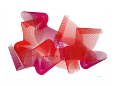 Slow Gyration #1 - abstract geometric modernist serigraph by Kate Banazi