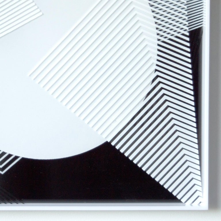 Through the Square Window #69 - Abstract Geometric Sculpture by Kate Banazi