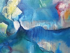 The Ceaseless Myth of Moving Waves  Contemporary  Abstract Painting