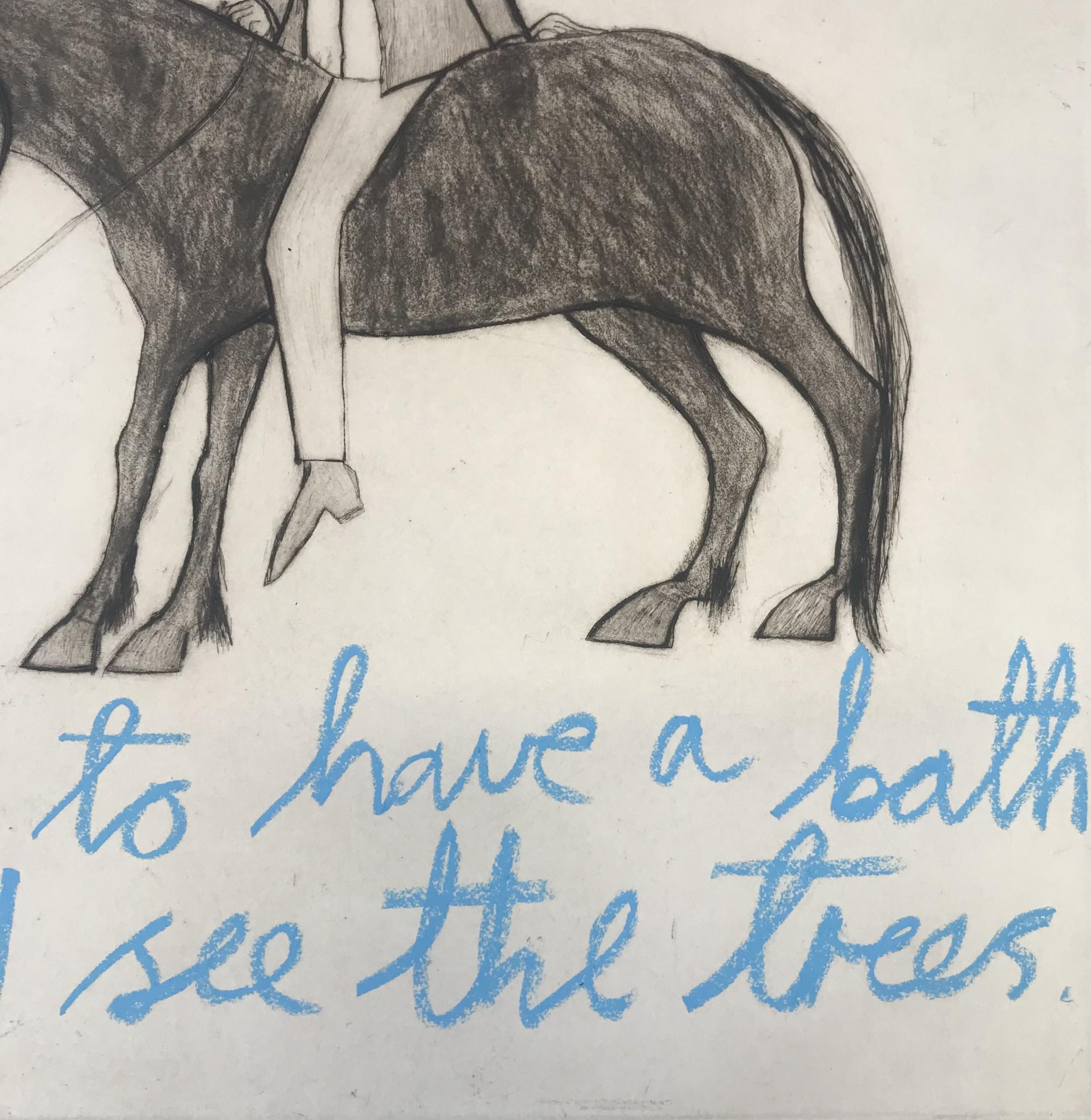 I Refuse To Have A Bath Until I See The Trees, original, contemporary art For Sale 4