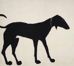 Black Dog, original print, Kate Boxer