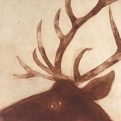 Stag, Kate Boxer, lámina original